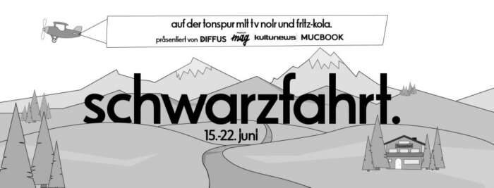 Am Samstag beginnt die schwarzfahrt von fritz-kola und TV-Noir.