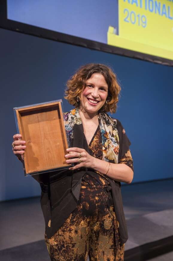 Gewinnerin Pauline Curnier Jardin Preis der Nationalgalerie (c) David von Becker