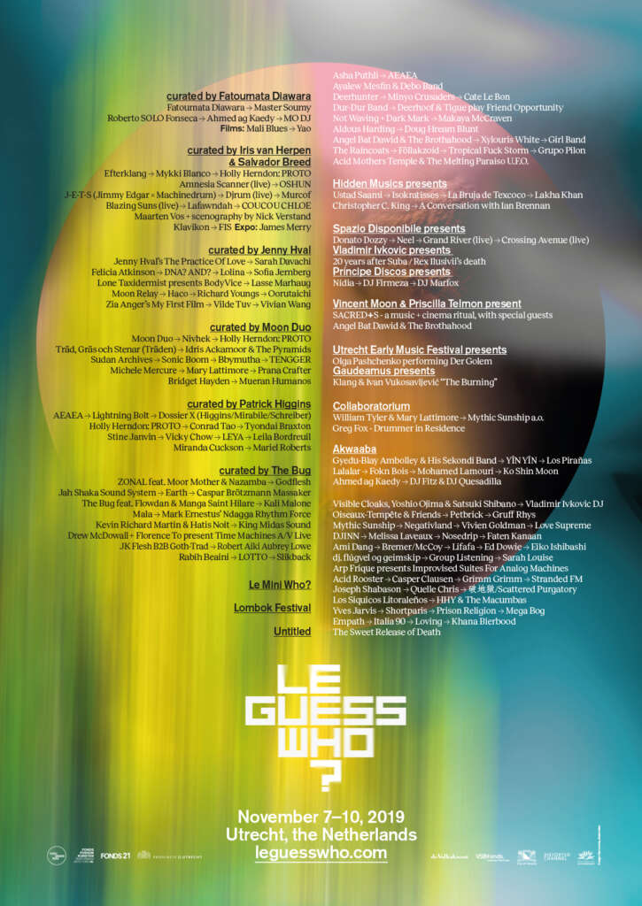 Es ist soweit: Das ganze Line-up des Le Guess Who? wurde heute angekündigt.