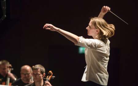 Joana Mallwitz auf der Bühne