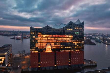 Die Elbphilharmonie in Hamburg