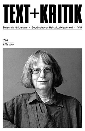 Elke Erb erhält den Georg-Büchner-Preis 2020