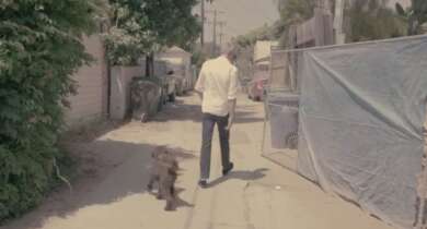 Matt Berninger im Video zu der Single „Distant Axis“