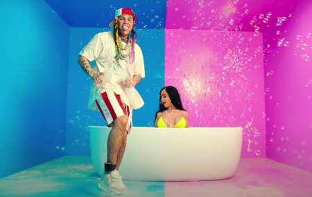 Tekashi 6ix9ine mit Fußfessel im Video zu „Yaya“.