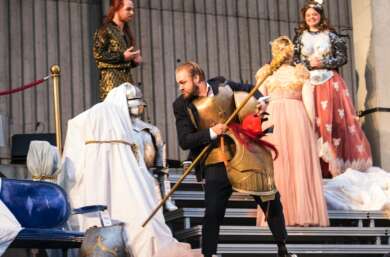 Das Rheingold auf dem Parkdeck