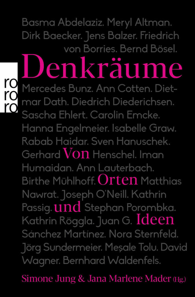 Buchcover Simone Jung & Jana Marlene Hader „Denkräume“