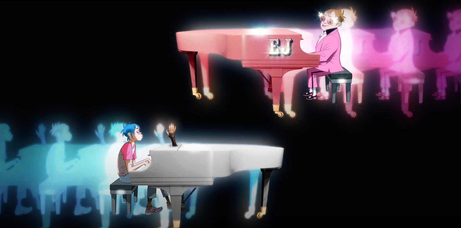 Gorillaz und Elton John: „The pink Phantom“
