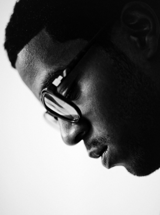Schwarz/Weiß-Bild von Kid Cudi