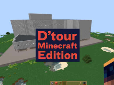 Düsseldorfer Schauspielhaus in der Minecraft Edition