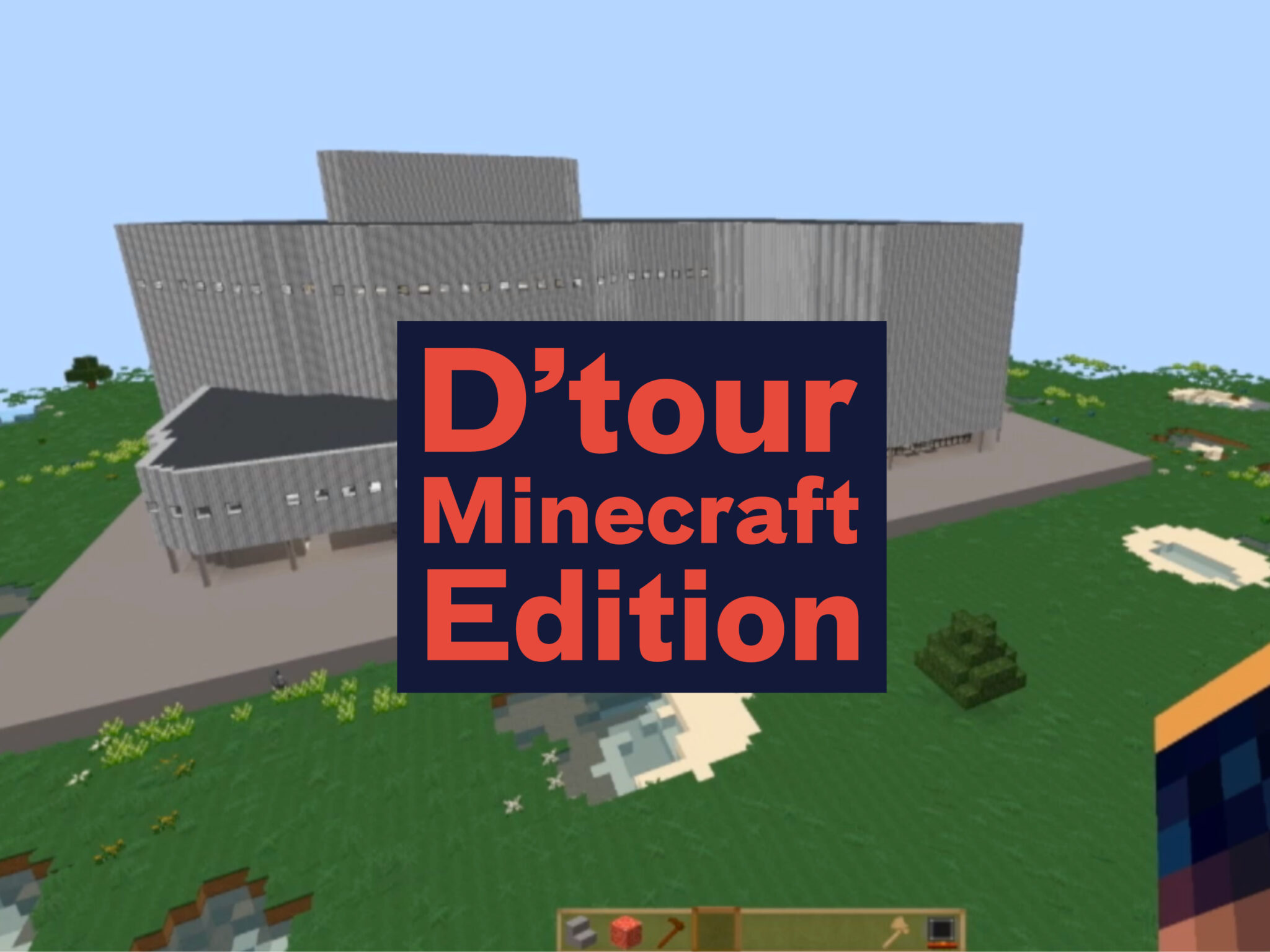 Düsseldorfer Schauspielhaus in der Minecraft Edition
