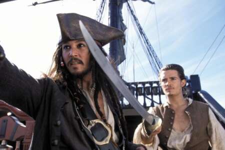 Johnny Depp in „Fluch der Karibik“