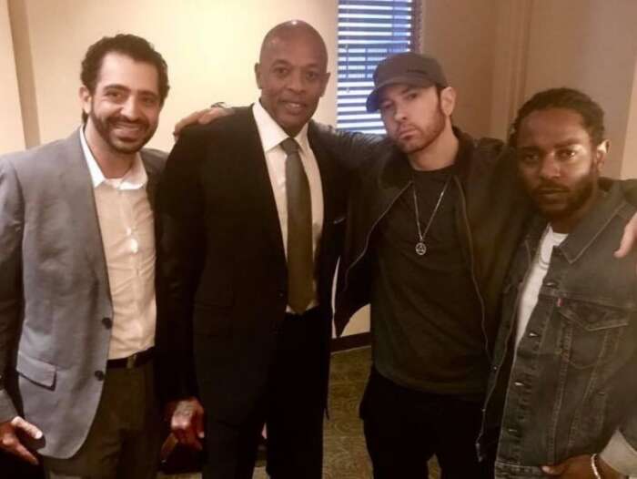 Kendrick Lamar, Dr. Dre, Eminem