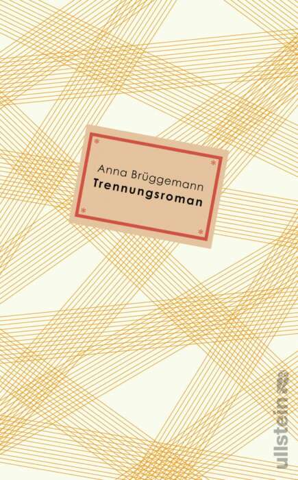 Buchcover „Trennungsroman“ von Anna Brüggemann