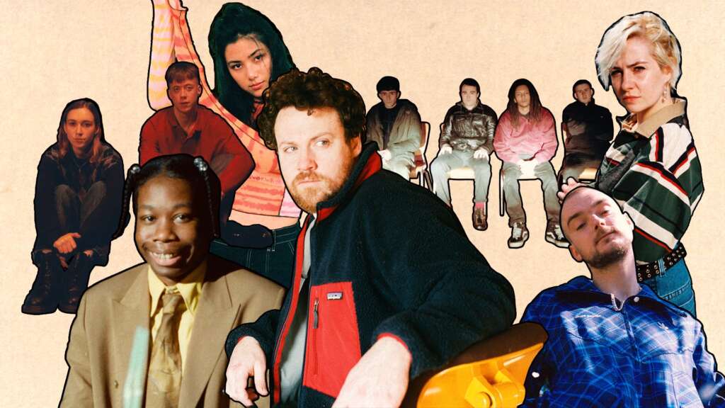 Metronomy Kollaborationspartner Collage Ausschnitte Beiger Hintergrund