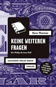 Buchcover „Keine weiteren Fragen“ von Ross Thomas