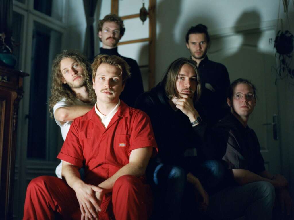 Ein gruppenfoto der Band Portmonee.