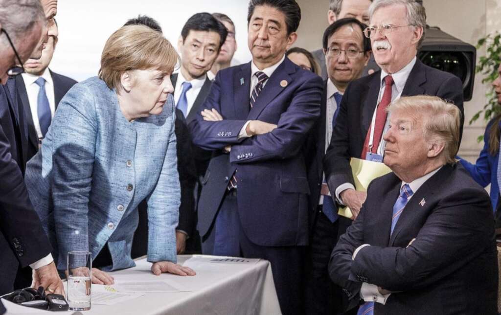 Merkel trump