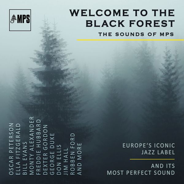 Das Cover der „Welcome to the Black Forest”-Compilation mit insgesamt 20 ausgewählten Kompositionen bekannter Künstler:innen der Jazz-Historie.