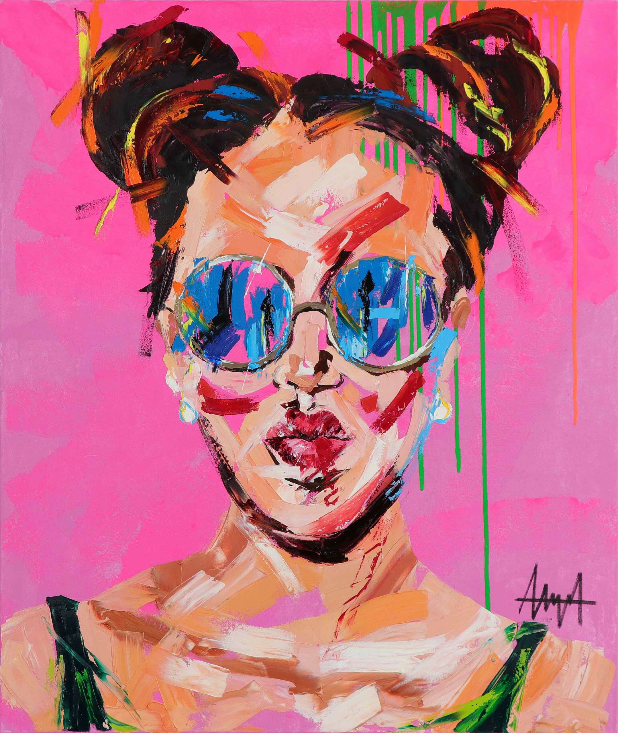 Zu sehen ist: Anna-Schellberg,Thats-it_im Messeprogramm der 30works Gallerie