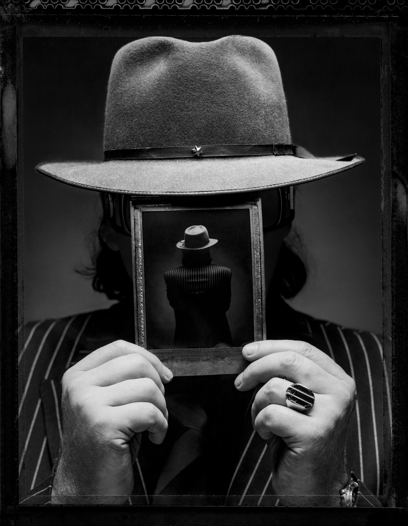 Zu sehen ist: Udo_Lindenberg, copyright Alexander Basta_im Messeprogramm der Galerie Noir blanche