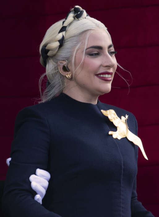 Sängerin Lady Gaga bei der Vereinigung von US-Präsident Joe Biden.