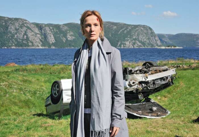 Die Frau am Strand