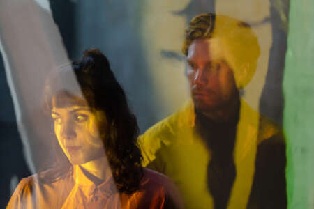 Portraitfoto Katie Melua und Simon Goff psychedelisch bearbeitet