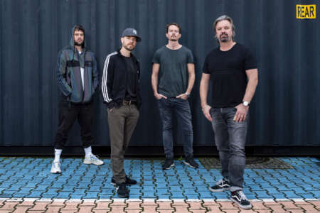H-Blockx Bandfoto. Zu sehen sind alle vier Mitglieder.