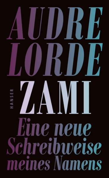 Buchcover „Zami“ von Audre Lorde
