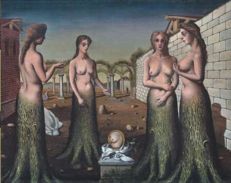 Das Gemälde Anbruch des Tages von Paul Delvaux
