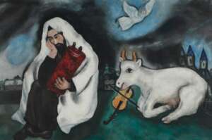 Das Gemälde Einsamkeit von Marc Chagall