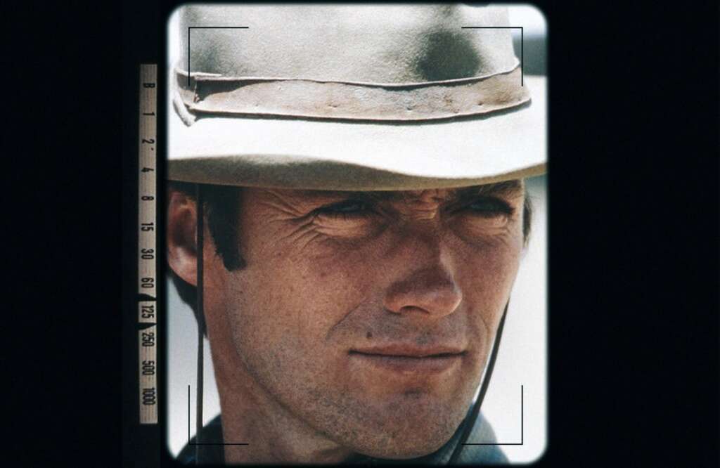 Clint Eastwood mit Cowboyhut