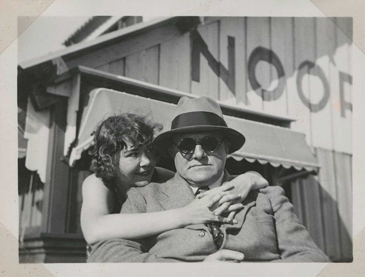 Max Beckmann und Quappi Beckmann in den Ferien
