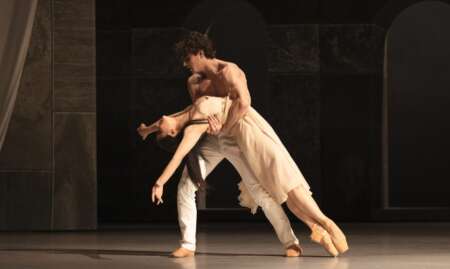 Eine Szene aus dem Ballett „Romeo und Julia“