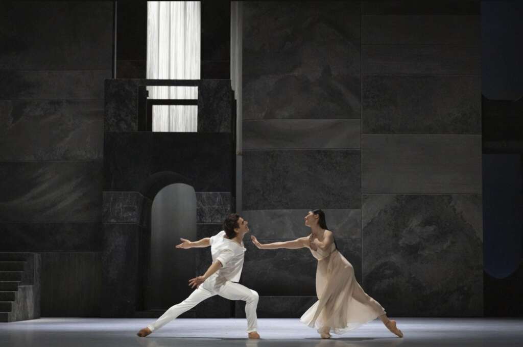 Eine Szene aus dem Ballett „Romeo und Julia“