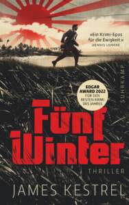 Die besten Krimis im März 2023: Buchcover „Fünf Winter“ von James Kestrel