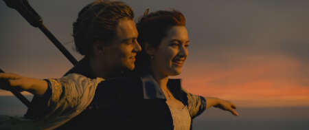 Leonardo DiCaprio und Kate Winslet in dem Film Titanic