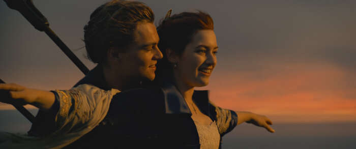 Leonardo DiCaprio und Kate Winslet in dem Film Titanic