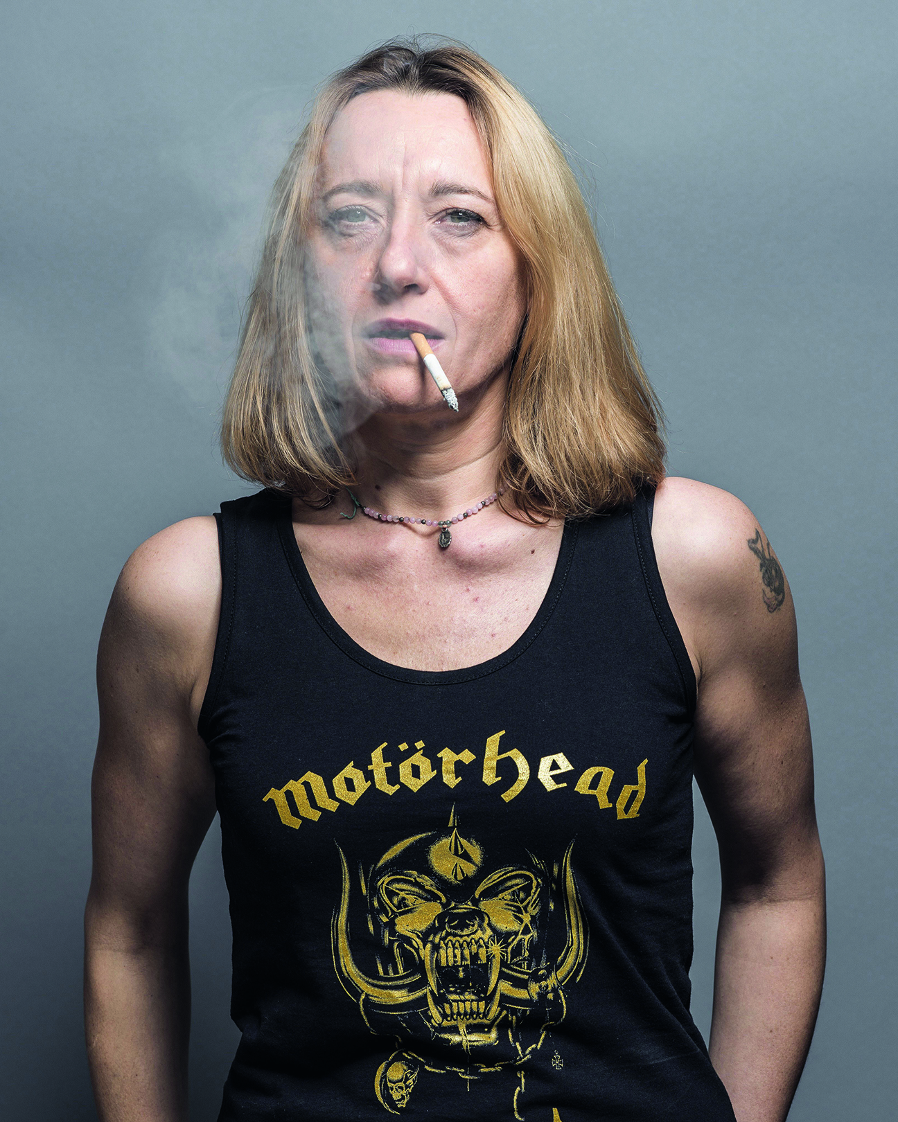 Portraitfoto Virginie Despentes, die ihren neuen Roman „Liebes Arschloch“ im April 2023 mit einer Lesereise vorstellt