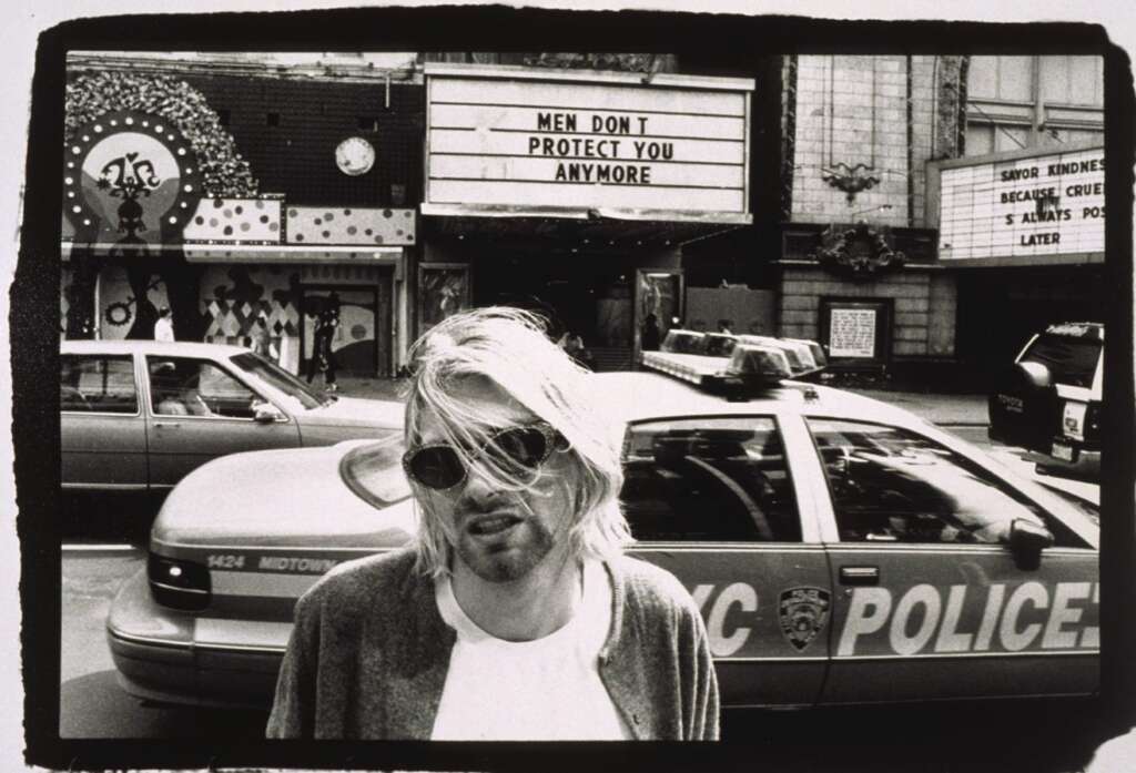 Kurt Cobain auf der Straße