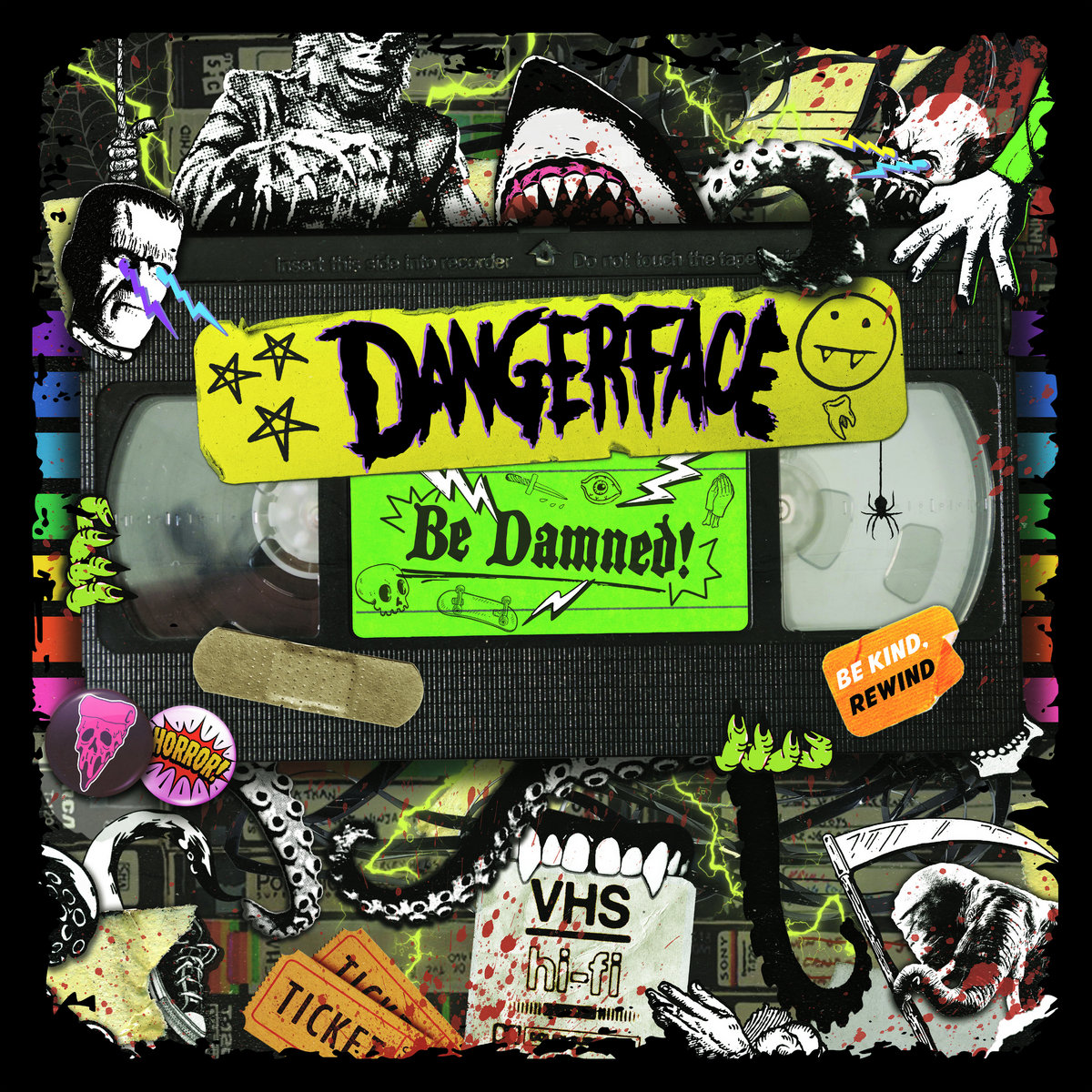 Dangerface Be damned Cover