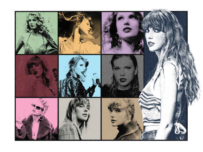 Das Tourplakat für Taylor Swifts „The Eras Tour“.