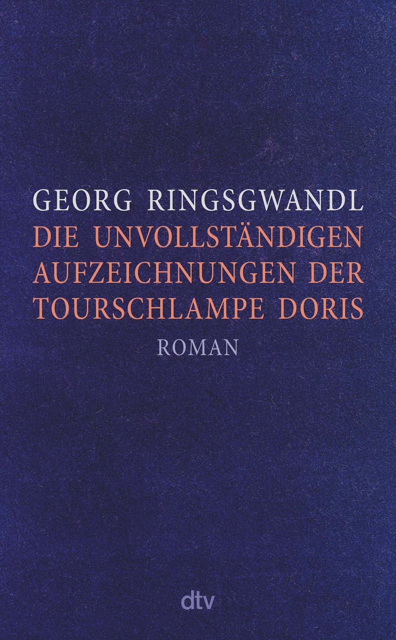 Buchcover „Die unvollständigen Aufzeichnungen der Tourschlampe Doris“ von Georg Ringsgwandl