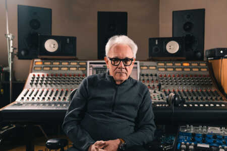 Trevor Horn ist am liebsten im Studio.