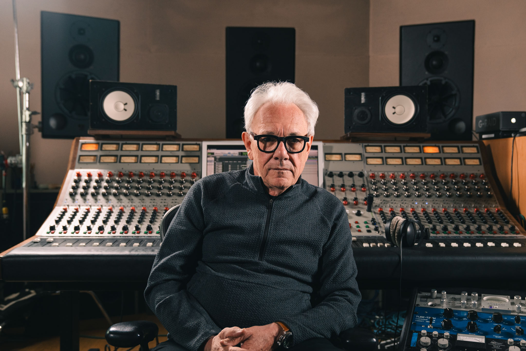 Trevor Horn ist am liebsten im Studio.