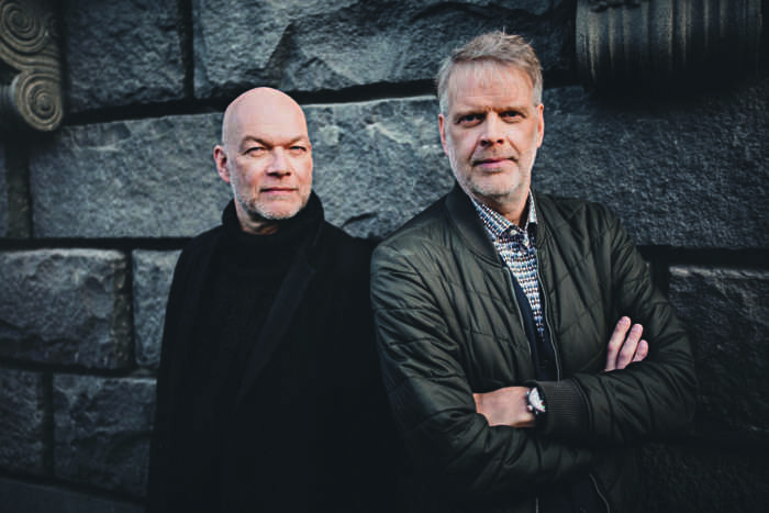 Michael Hjorth (l.) und Hans Rosenfeldt (r.).