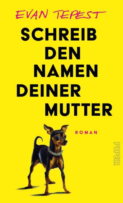 Buchcover „Schreib den Namen deiner Mutter“ von Evan Tepest