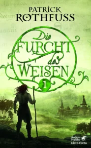 „Die Königsmörder-Chronik“ Teil 2: „Die Furcht der Weisen“, Buchcover der gebundenen Ausgabe von Klett-Cotta