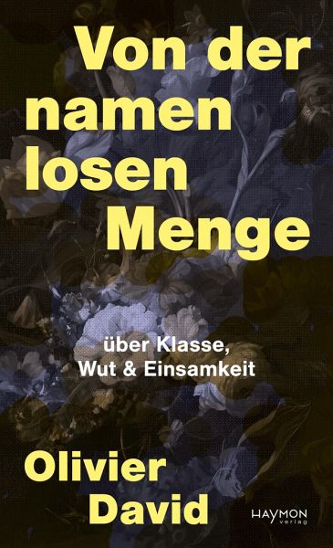 Buchcover „Von der namenlose Menge“ von Olivier David