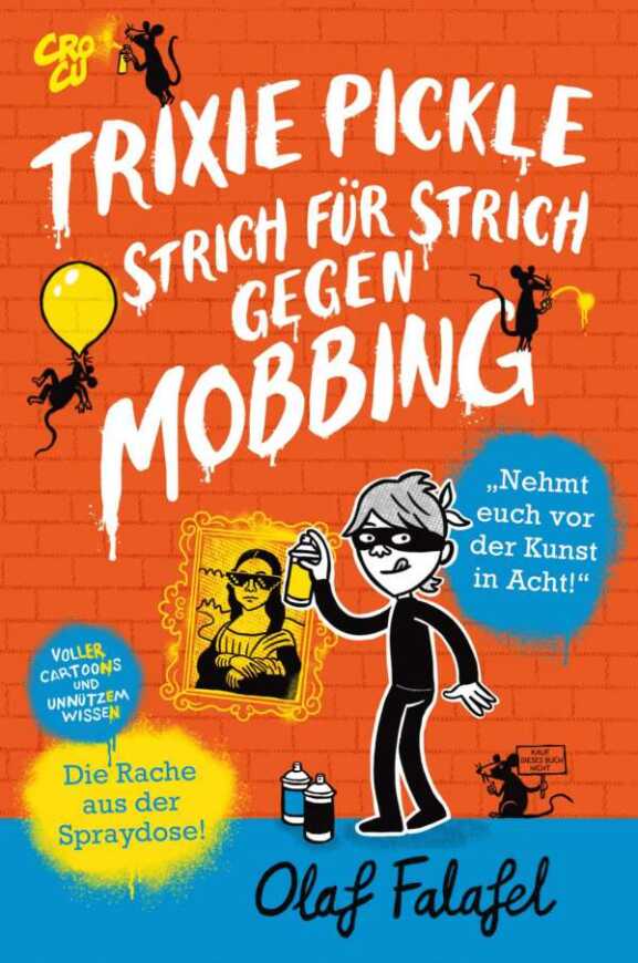 Buchcover „Trixie Pickle – Strich für Strich gegen Mobbing“ von Olaf Falafel